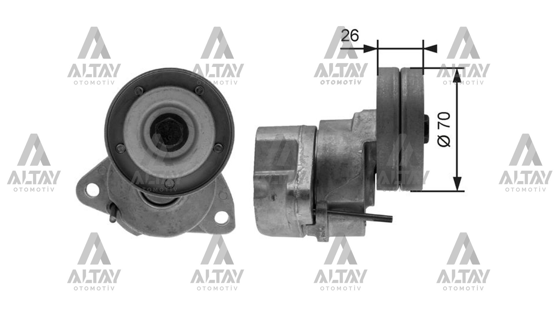 Opel Corsa V Kayış Gergi Rulmanı OEM 1340541 Opel Corsa V Kayış Gergi Rulmanı OEM 1340541